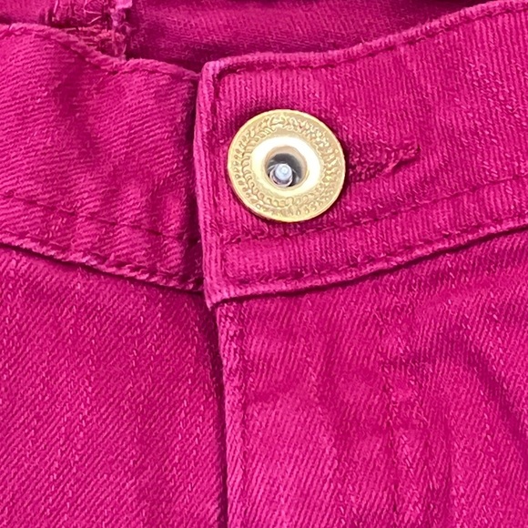 g21 women’s size 9 waist 30.5” inseam 30.75” rise 7.75” bright Pink Denim Jeans - Picture 3 of 12